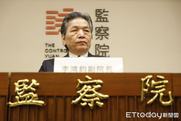 ▲▼監察院副院長李鴻鈞說明秘書長李俊俋請辭事宜。（圖／記者湯興漢攝）