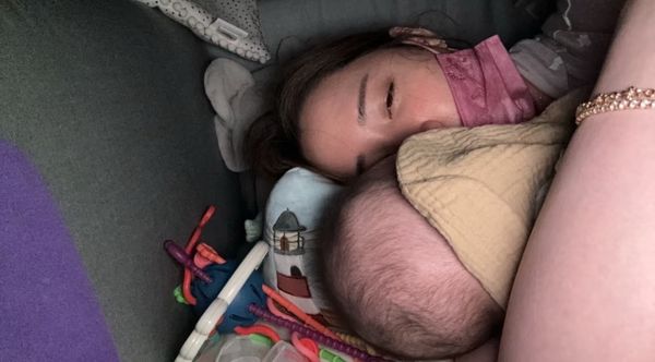 ▲歐娘妮妮兒子確診。（圖／翻攝自歐娘妮妮小紅書）