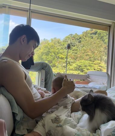 ▲歐娘妮妮兒子確診。（圖／翻攝自歐娘妮妮小紅書）