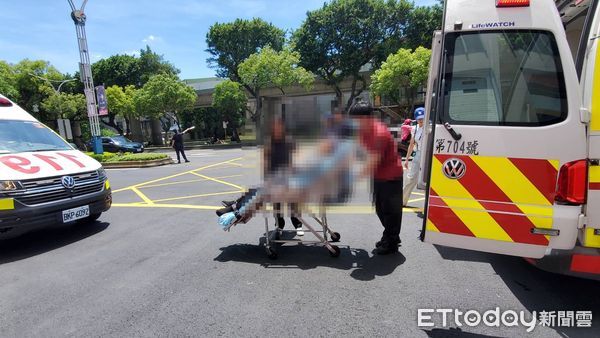 ▲▼             士林銘傳大學附近發生車禍。（圖／記者黃彥傑攝，下同）