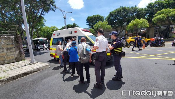 ▲▼             士林銘傳大學附近發生車禍。（圖／記者黃彥傑攝，下同）