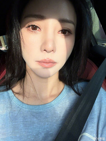 ▲柳岩喝湯卡魚刺就醫。（圖／翻攝自柳岩微博）