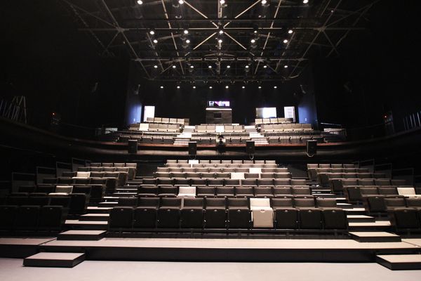 ▲新竹市影像博物館放映大廳影音設備歷時7個月全面翻新，即日起重新開館。（圖／新竹市政府提供）