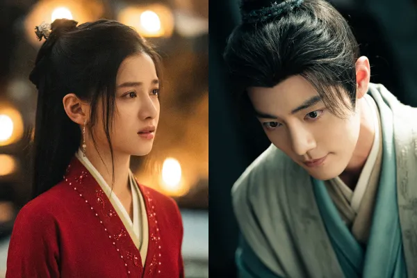 ▲《藏海傳》肖戰被張婧儀拉衣領霸氣奪吻。（圖／Disney+提供）