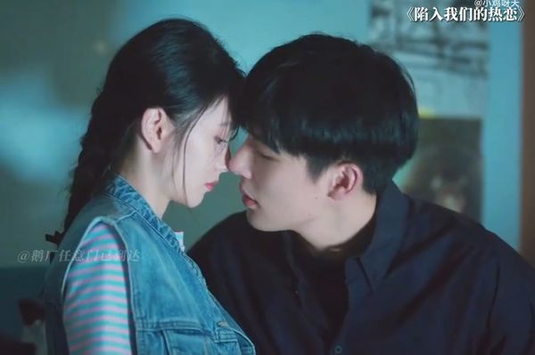 ▲劉浩存因為吻戲都借位假親被罵翻。（圖／翻攝自劉浩存微博）