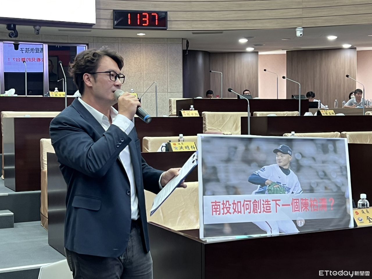 南投縣立棒球場簡陋卻孕育出陳柏清　縣議員要求縣府充實設備