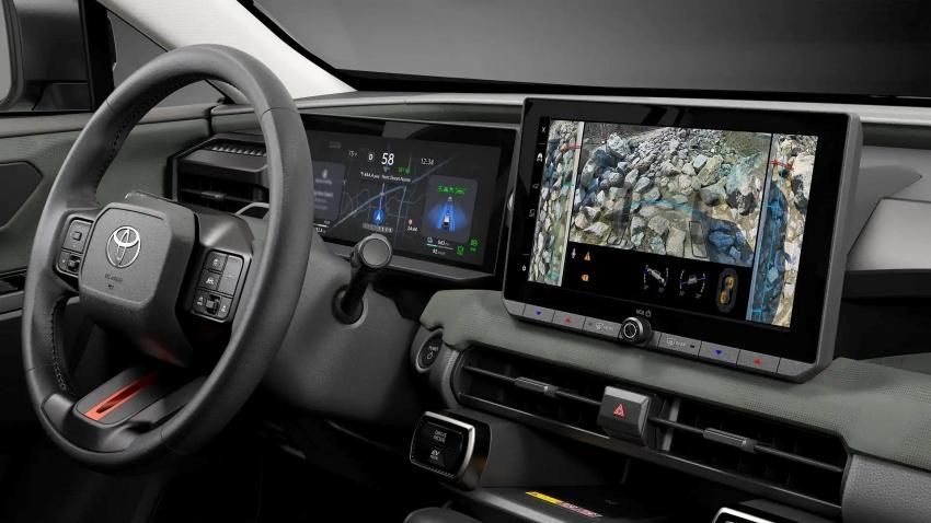 ▲下一代CX-5將採用來自RAV4的12.9吋螢幕。（圖／翻攝自TOYOTA）