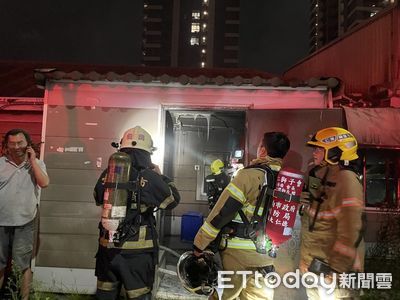 快訊／台南仁德旅館晚間驚傳火警　疑烹飪不慎釀災消防人員迅速撲滅