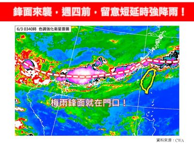 全台下3天！　「雨最大」地區曝