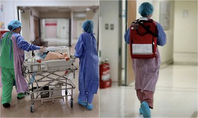 護理師一早揹「紅色大背包」　他見沒開過放心了：小baby平安