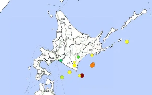 ▲▼北海道發生多次4級地震，日本氣象廳呼籲民眾做好準備。（圖／翻攝自日本氣象廳）