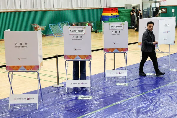 ▲▼南韓總統大選登場。（圖／路透）