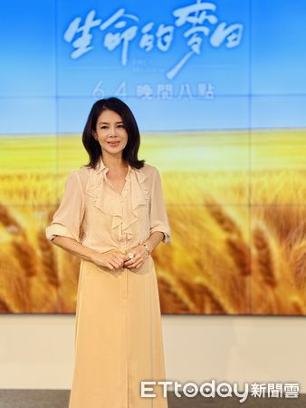 ▲林美貞出席《生命的麥田》首映記者會。（圖／記者姜國輝攝）