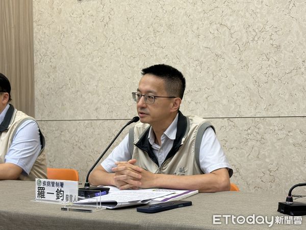 ▲▼疾管署發言人羅一鈞說明最新疫情。（圖／記者洪巧藍攝）