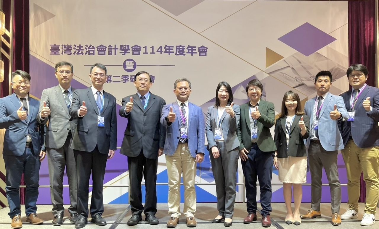 ▲▼臺灣法治會計學會在114年度會員大會暨第二季研討會，主題為「ESG永續創新的挑戰與實踐」。臺灣法治會計學會理事長李坤璋教授（圖／臺灣法治會計學會提供）