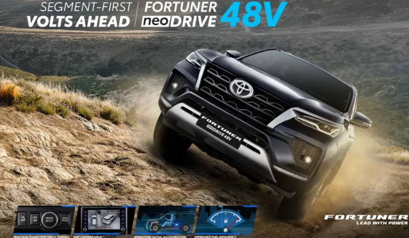▲TOYOTA經典Fortuner休旅推出輕油電新選擇。（圖／翻攝自TOYOTA）