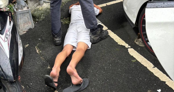 北市刑大逮獲竹聯幫地堂詐團及行動水房，就是害內湖母女輕生案元凶。（圖／翻攝畫面）