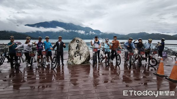 ▲日月潭響應2025世界自行車日，綠色騎士低碳出發。（圖／日月潭國家風景區管理處提供）