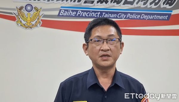 ▲台南市警白河分局6月1日凌晨遭1名男子擅闖竊筆，警方火速查緝到案，全案依法送辦。（記者林東良翻攝，下同）