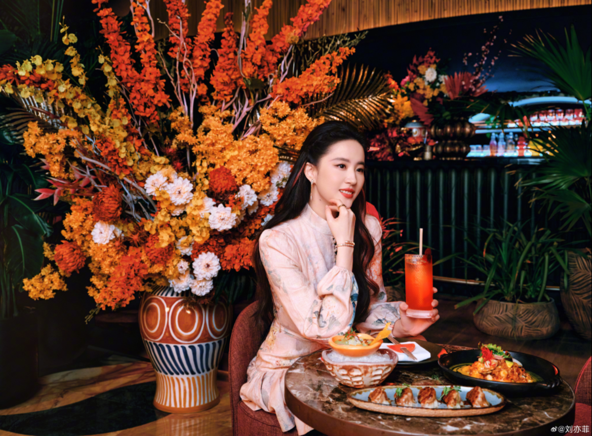 ▲劉亦菲。（圖／翻攝自微博／劉亦菲）