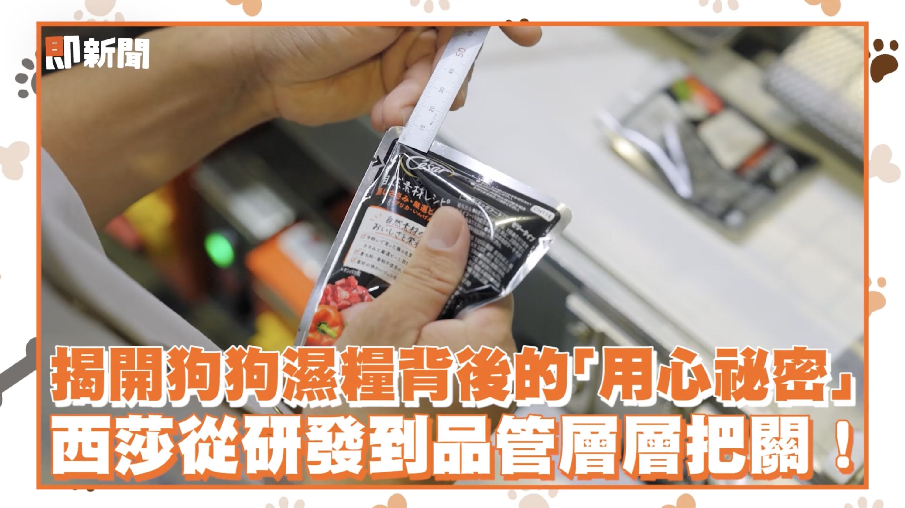 ▲▼西莎,寵物食品研發中心,瑪氏公司。（圖／取自影片）