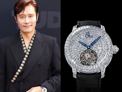 李炳憲2700萬陀飛輪錶閃爆 正反面近30克拉美鑽耀眼奪目