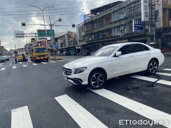 ▲彰化彰南路庇護島1個月被撞4次。（資料圖／警方提供）