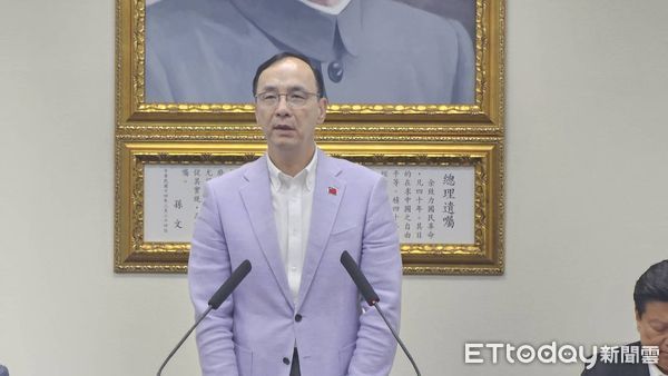 ▲▼國民黨中常會黨主席朱立倫。（圖／記呂佳賢攝）