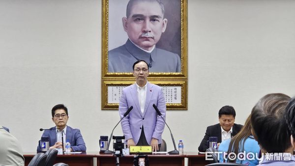 ▲▼國民黨中常會黨主席朱立倫。（圖／記呂佳賢攝）