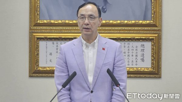 ▲▼國民黨中常會黨主席朱立倫。（圖／記呂佳賢攝）