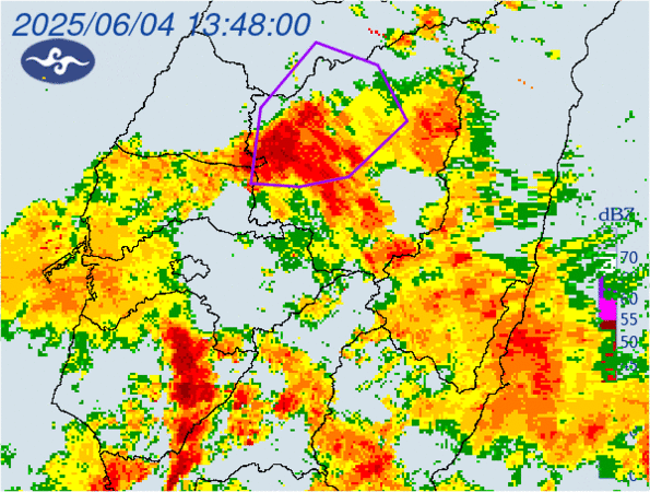 ▲▼大雷雨。（圖／氣象署）