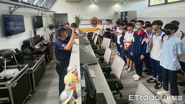 ▲科技救災新視野！基隆消防x基商航電合作。（圖／記者郭世賢翻攝）