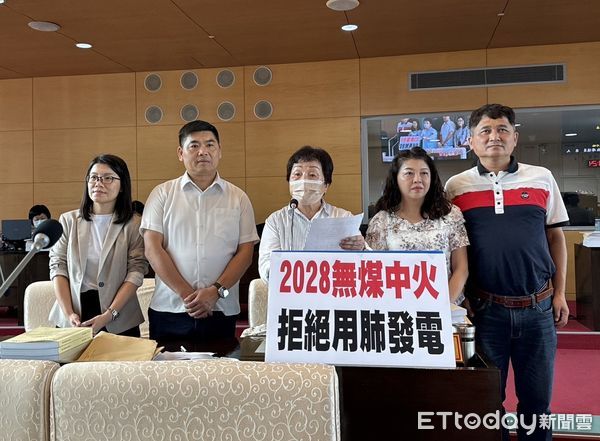 ▲盧秀燕談及中火無煤發電。（圖／記者游瓊華攝）