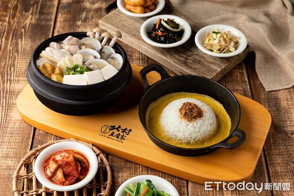 ▲北村豆腐家推出新菜「蒜頭蛤蜊雞嫩豆腐煲」。（圖／北村豆腐家提供）