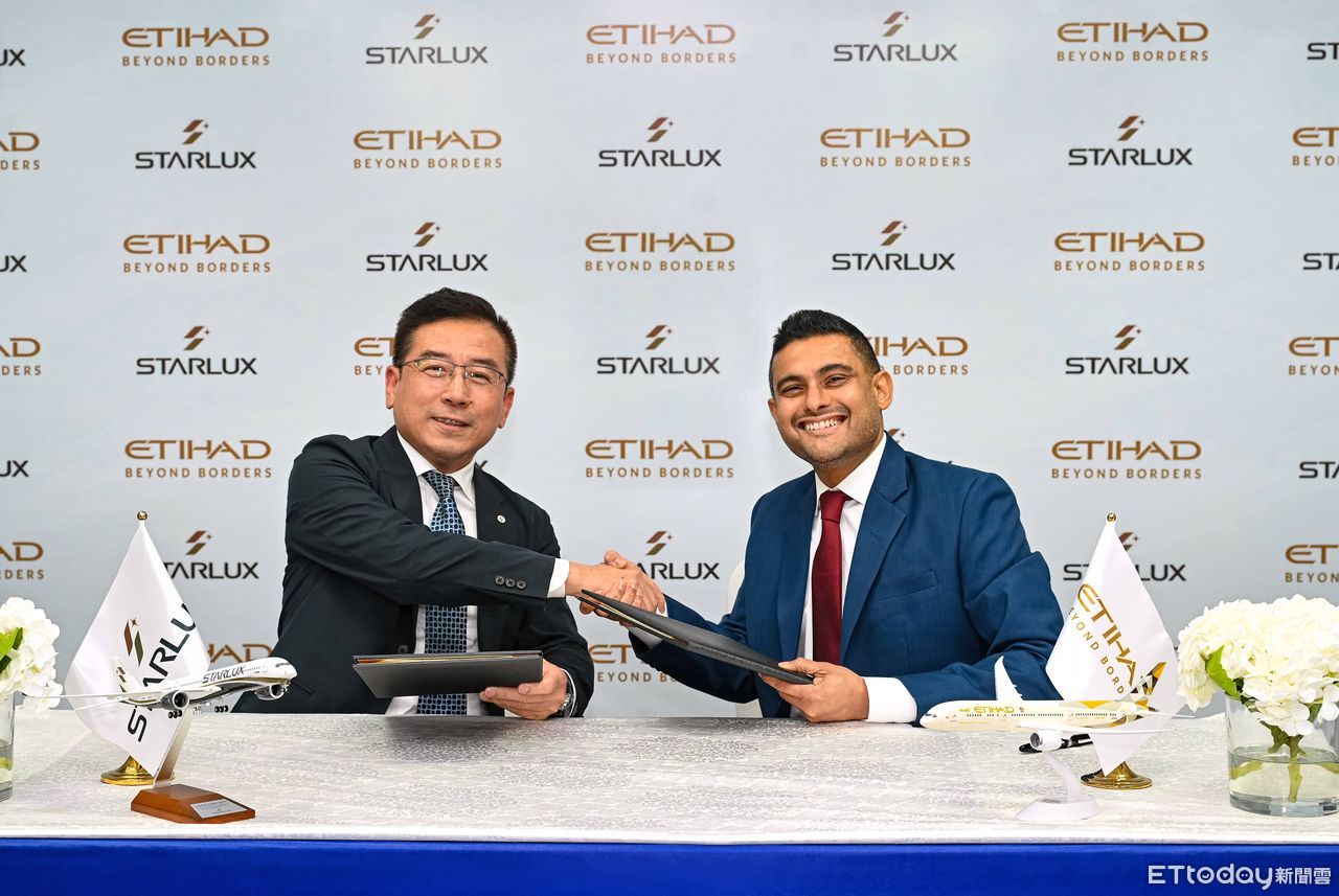 星宇航空佈局歐洲航線　與阿提哈德航空簽署共掛班號合作協議