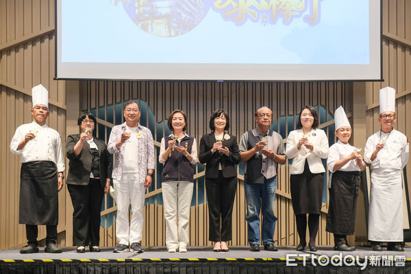 ▲日月潭湖畔的「力麗溫德姆溫泉酒店」屆滿周年，飯店特別推出「一週年泰棒了」主題慶典,日月潭力麗溫德姆溫泉酒店,力麗觀光董事長楊竫如,日月潭。（圖／記者彭懷玉攝）
