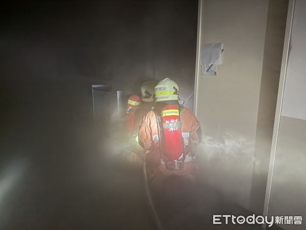 ▲▼中華大學火警。（圖／記者楊永盛翻攝）
