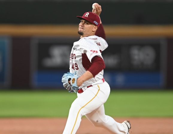 ▲樂天桃猿洋將威能帝。（圖／樂天桃猿提供）