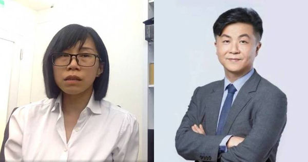 律師呂秋遠捲入私生子風波，與生母林姓女律師隔空交火。（圖／翻攝自臉書／作家H、呂秋遠）