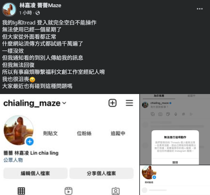 ▲▼薔薔。（圖／翻攝自Facebook／林嘉凌薔薔Maze）