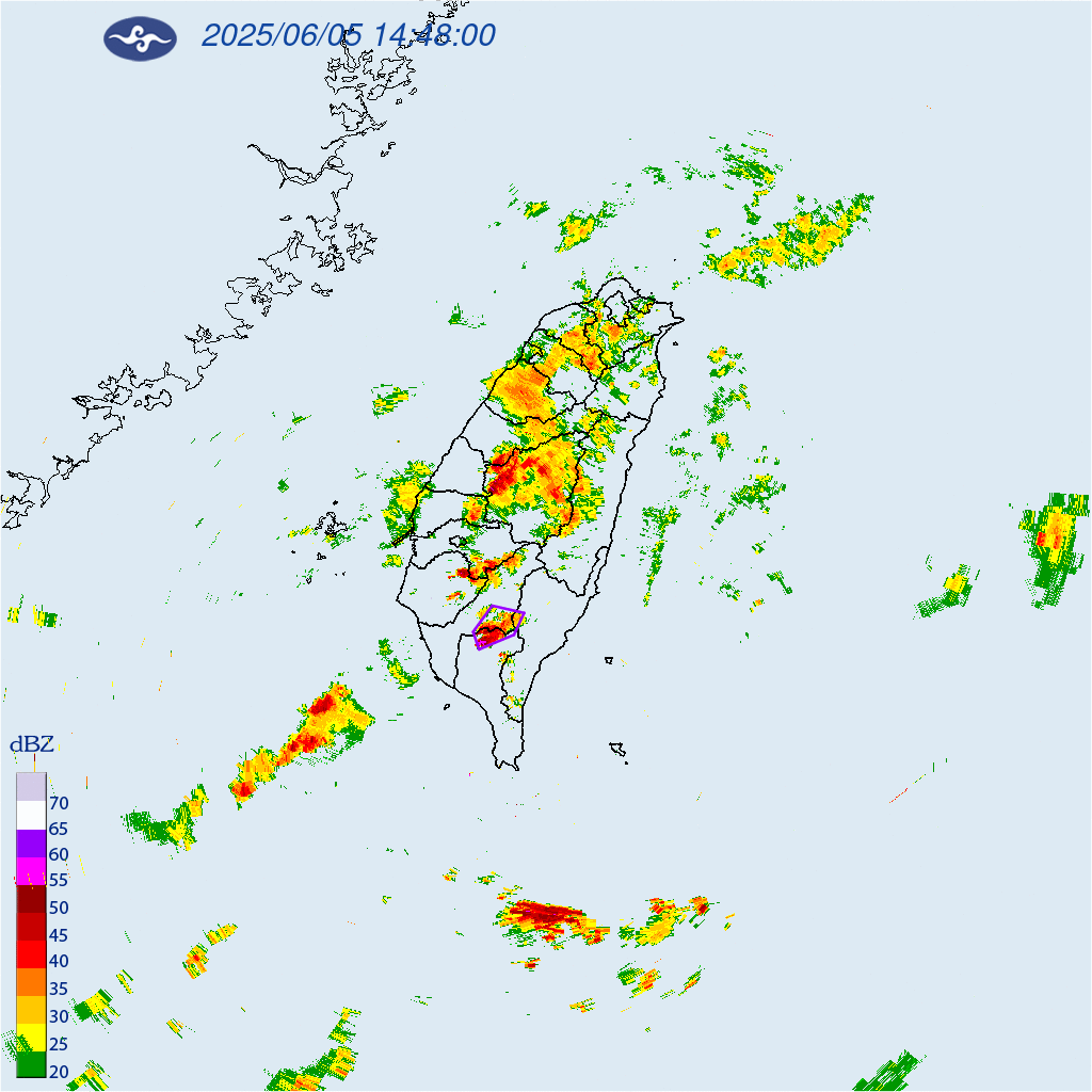 ▲▼大雷雨。（圖／氣象署）