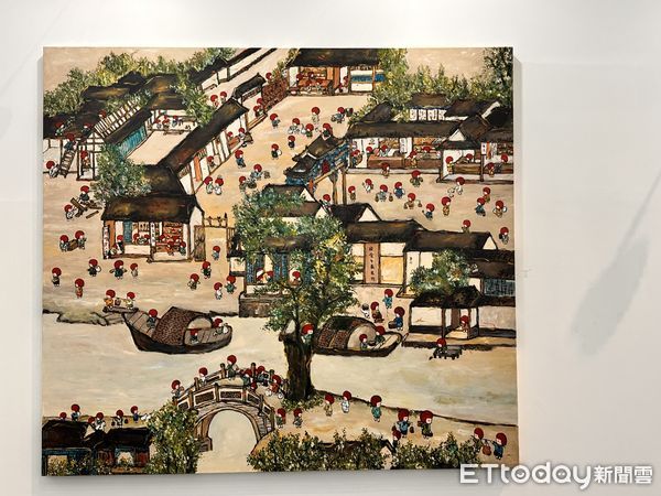 ▲▼承億集團攜手香港UBU DECO畫廊創辦人暨梁詠心，推出首屆「ArtIN國際藝術博覽會」，集結全球60組畫廊與頂尖藝術家，近千件藝術作品，即日起至6月8日在高雄港旅運中心展出。（圖／記者林育綾攝）