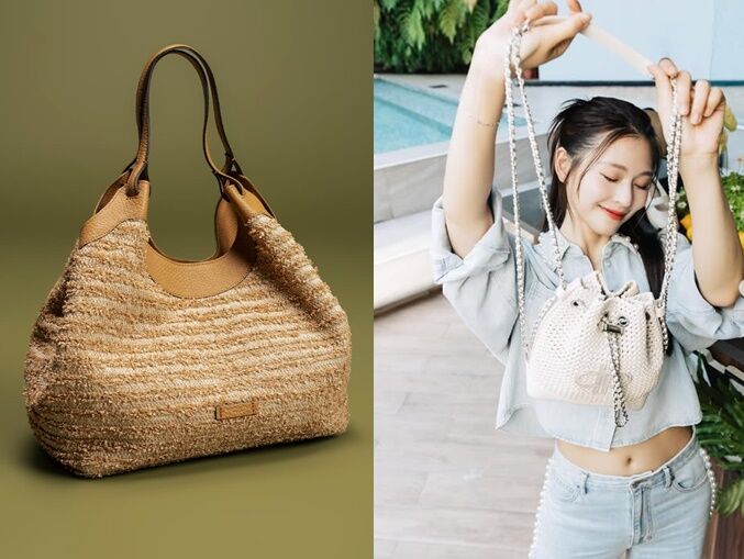 B21037-Straw Bag 草編包 main image 1