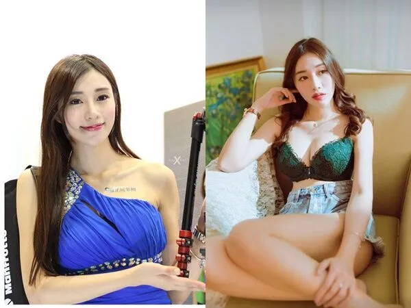 ▲▼打牛奶針命危　貴婦身分曝光疑是「車模界林志玲」。（圖／翻攝蔡語芯臉書）