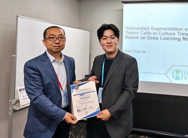 ▲元智資工勇奪ICMHI 2025學生論文賽雙料冠軍