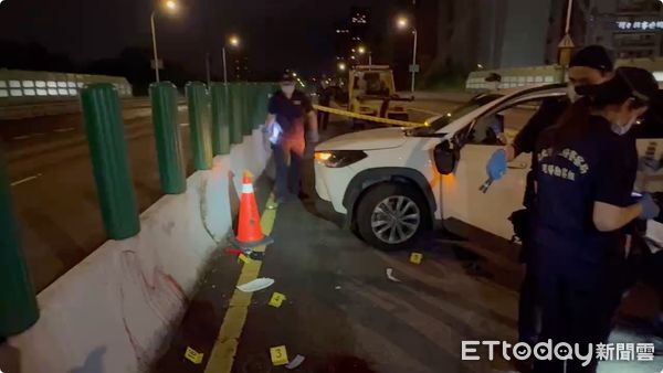 ▲▼北市３6歲通緝犯路檢衝撞2警 中彈亡。（圖／記者邱中岳翻攝）