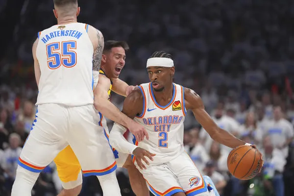 ▲雷霆吉爾吉斯-亞歷山大、威廉斯、戴格諾特，溜馬西亞卡姆、卡萊爾。（圖／達志影像／美聯社）