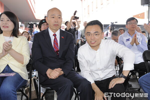 ▲▼立委洪孟楷舉行年滬尾南瓜好食行銷記者會，立法院長韓國瑜及國民黨籍立委出席力挺。（圖／記者湯興漢攝）