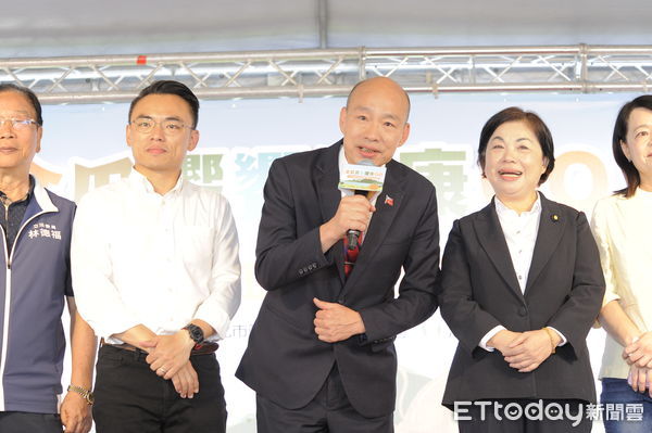 ▲▼立委洪孟楷舉行年滬尾南瓜好食行銷記者會，立法院長韓國瑜及國民黨籍立委出席力挺。（圖／記者湯興漢攝）