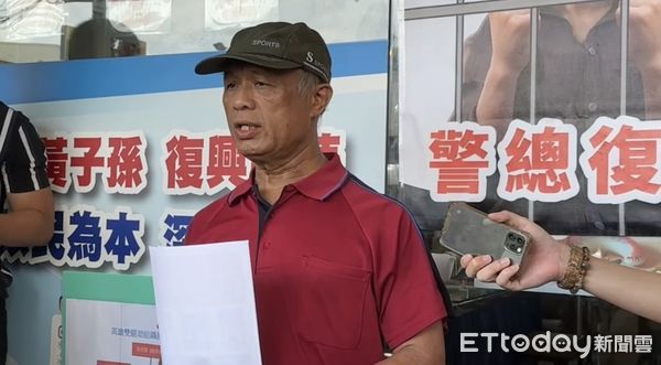 ▲▼被傳「為救子」鬧雙罷劫總部，徐尚賢父對天發誓：有就天打雷劈。（圖／記者賴文萱攝）